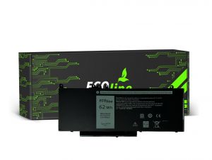 EcoLine - G5M10 Batterij Geschikt voor de Dell Latitude E5450 E5550 / 7.4V 5800mAh
