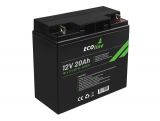 EcoLine – AGM 12 V – 20 Ah VRLA-Batterie – 181 x 77 x 167 – zyklenfeste Batterie